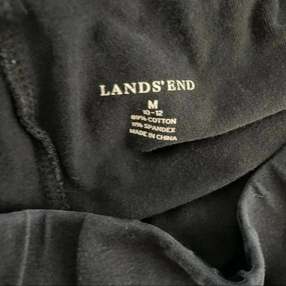 Lands’ End M black yoga pants‎ - Picture 3 of 4